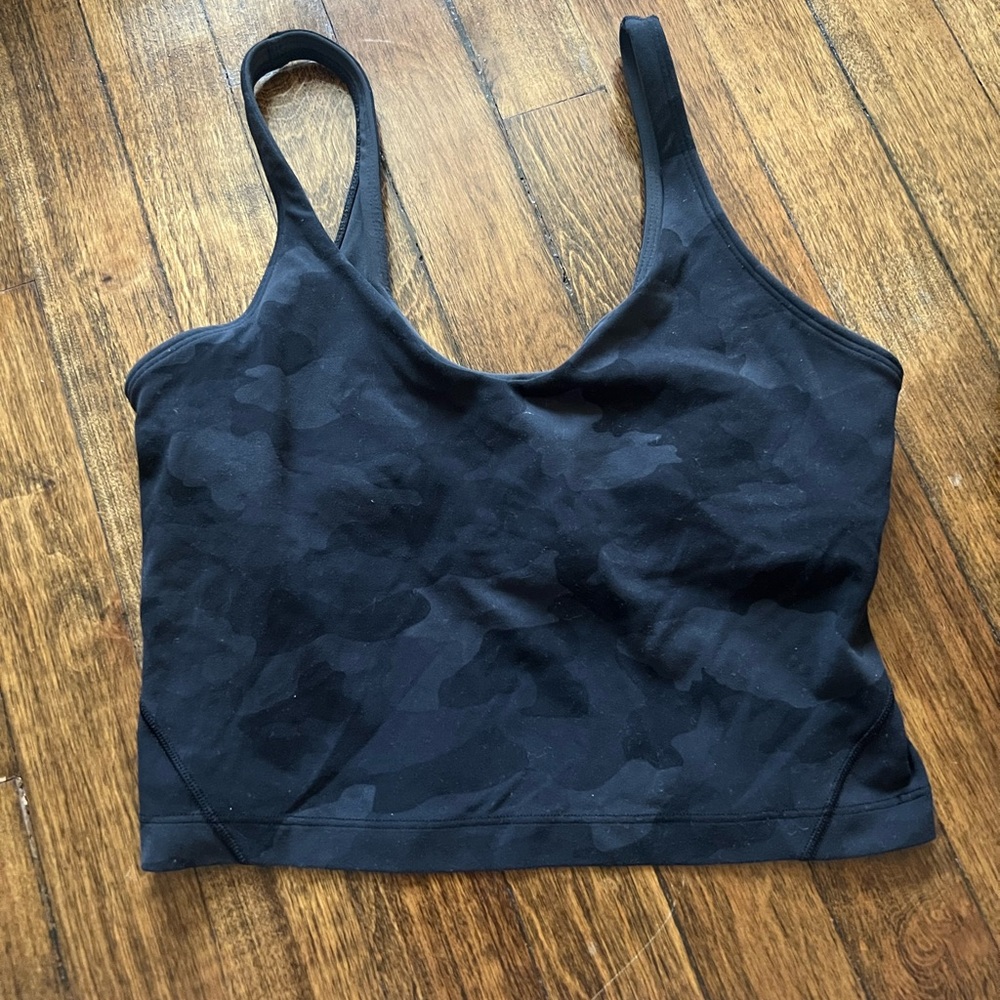 Lululemon Black Camouflage Women's Sports Bra